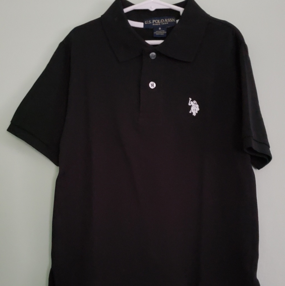 Kids Polo Collared Shirt (Navy)